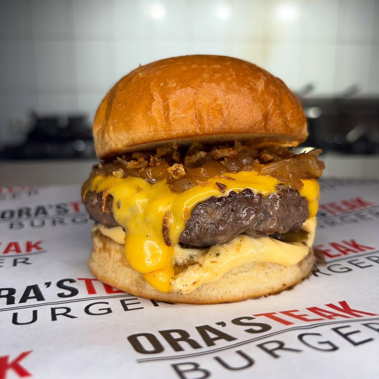 Ora burger mutfakta servise hazır